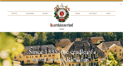 Desktop Screenshot of karthaeuserhof.com